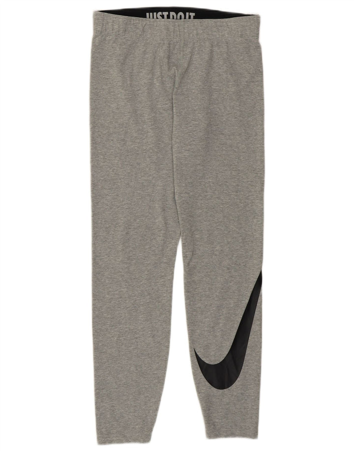 Leggings gráficos para mujer NIKE UK 40 Algodón gris medio