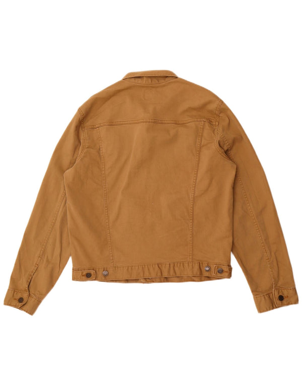 Gap Chaqueta vaquera para hombre UK 40 Large Algodón marrón