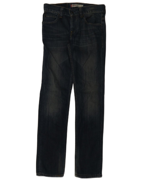 Levi's Hombre 511 Slim Jeans W31 L34 Algodón Azul Marino