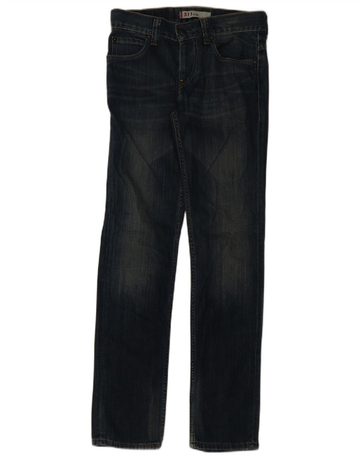 Levi's Hombre 511 Slim Jeans W31 L34 Algodón Azul Marino