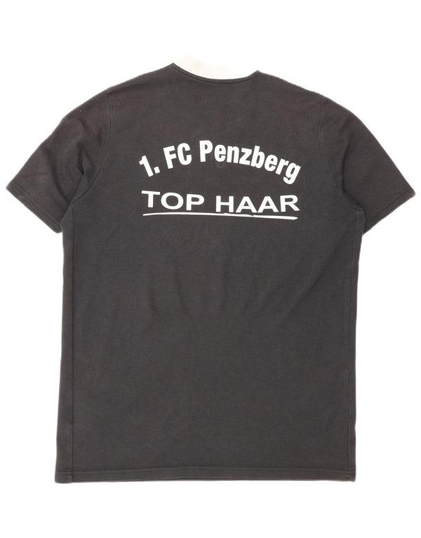Adidas Mens 1.FC Penzberg Graphic Camiseta Top Medio Negro Algodón