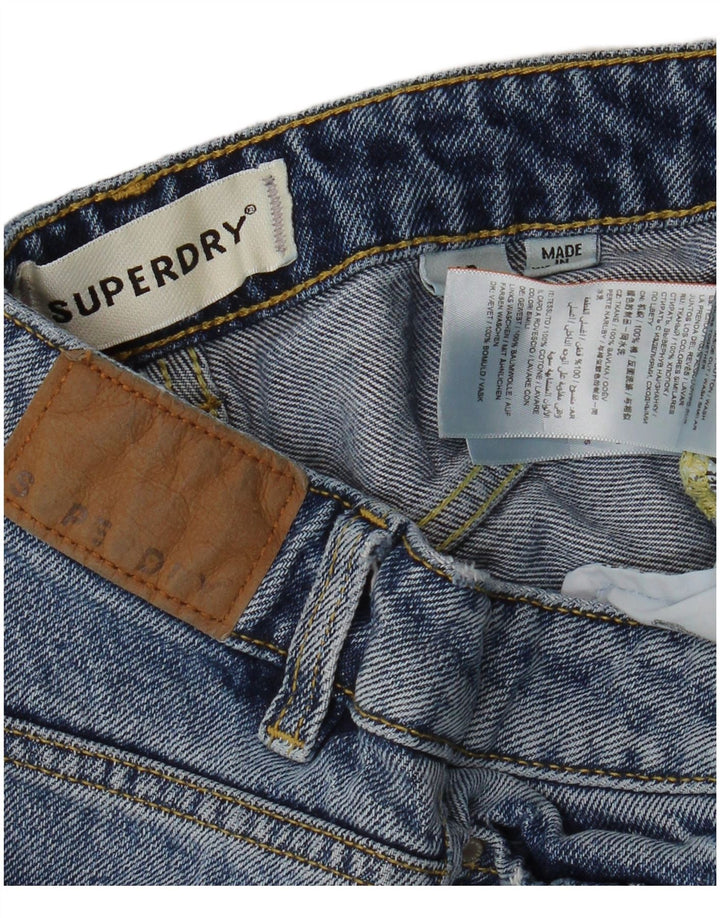 Shorts vaqueros SUPERDRY Mujer W26 Small Blue Cotton