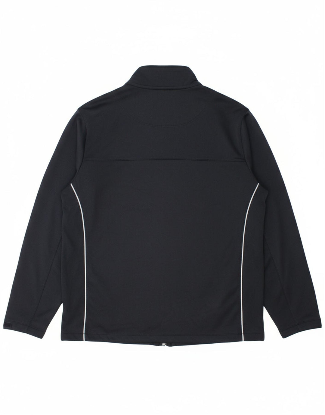 BASIC Mens Tracksuit Top Jacket XL Navy Blue Polyester