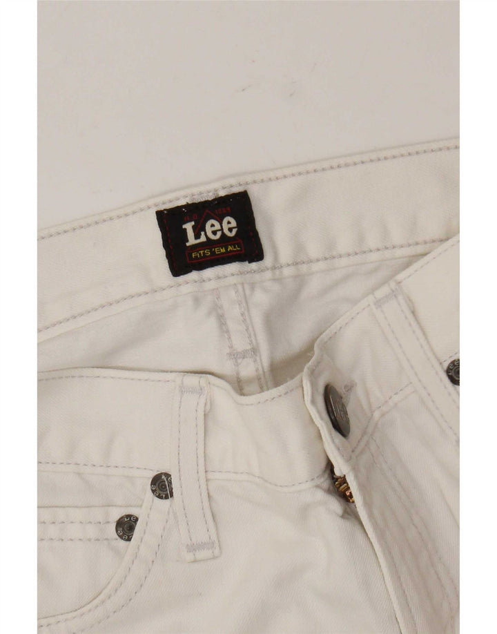 Pantalones Casuales Con Corte De Bota Para Mujer Lee W28 L28 Blanco