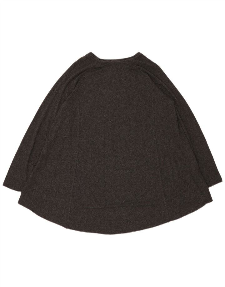 Zara Mujer Top Túnica Extragrande Reino Unido 46 Grande Gris