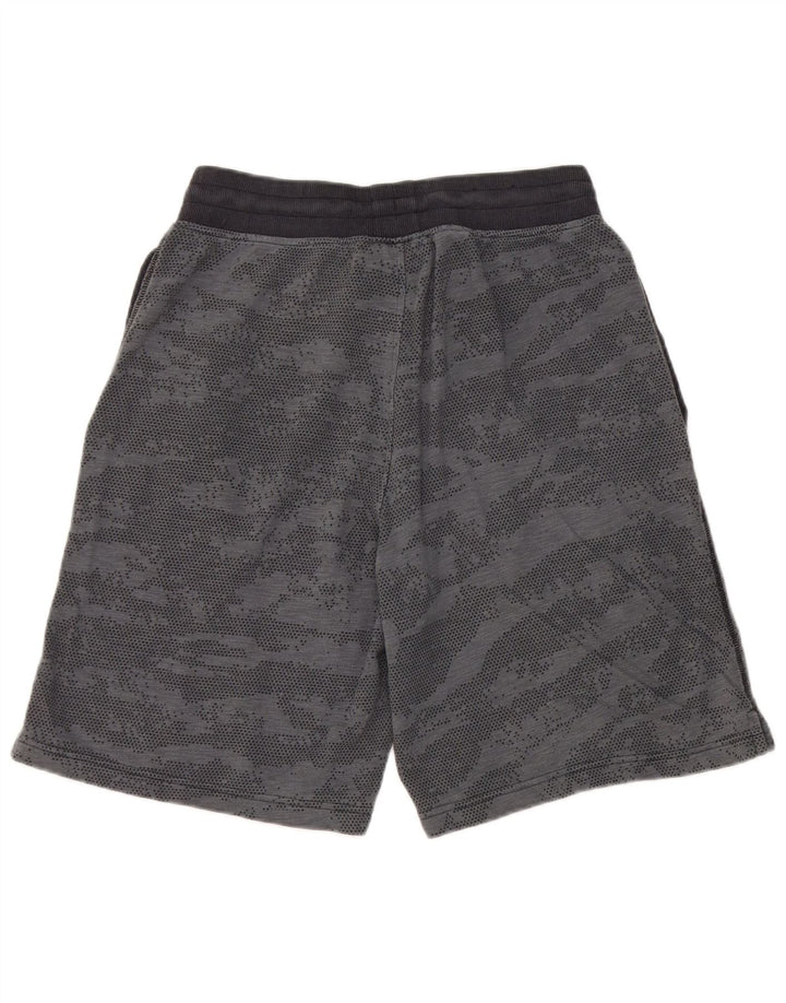 Under Armour Pantalones cortos deportivos para hombre, talla grande, camuflaje azul marino