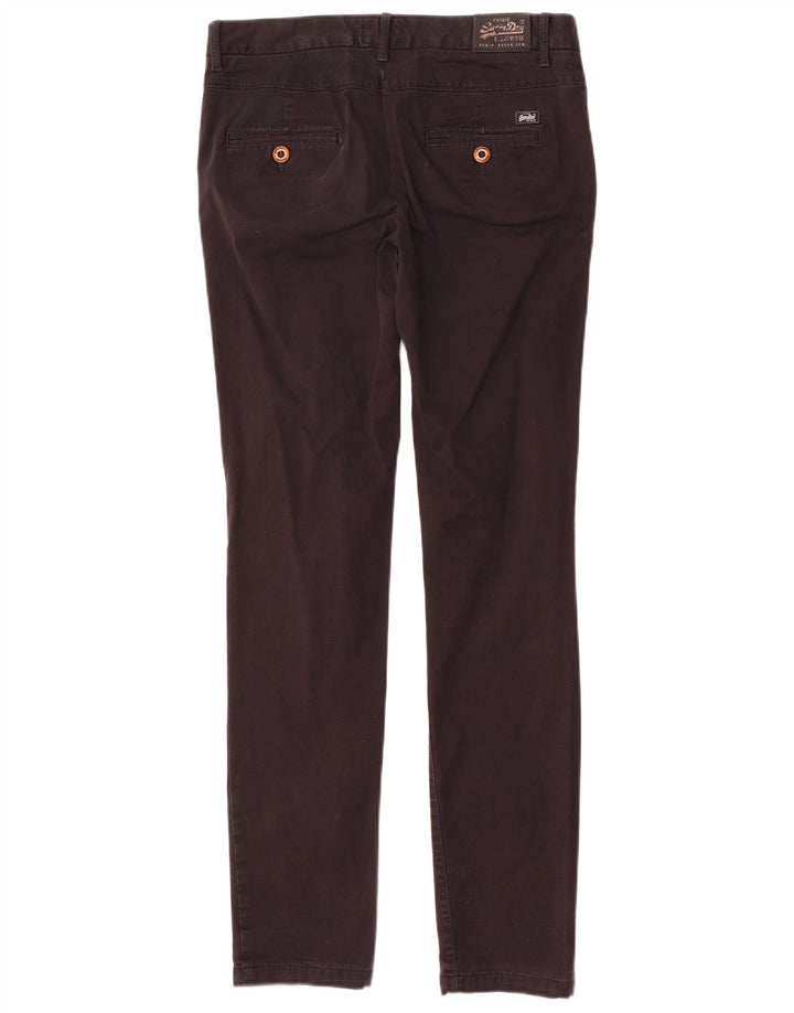 SUPERDRY Pantalones chinos ajustados para mujer Small W27 L31 Black