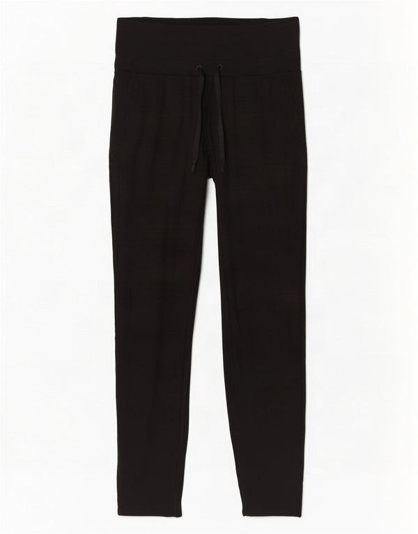 Adidas Pantalones de chándal para mujer UK 8/10 Small Black Rayon