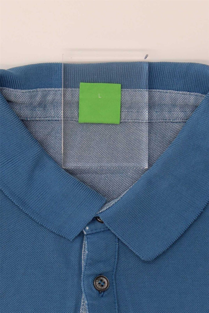 HUGO BOSS Mens Polo Shirt Large Blue