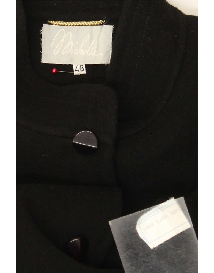 Michelle Abrigo Mujer IT 48 XL Lana Negra