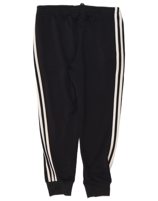 ADIDAS Pantalones de chándal para mujer Joggers UK 12 Mediano Negro Poliéster
