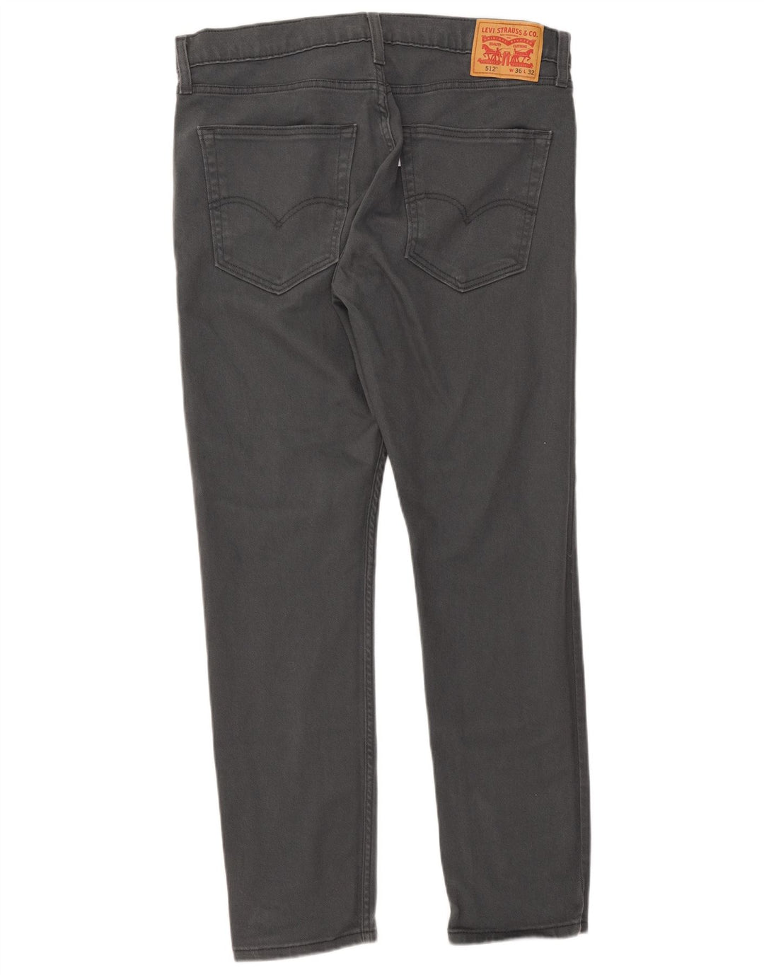 Vaqueros Levi's 512 Slim Tapered para hombre W36 L32 Gris