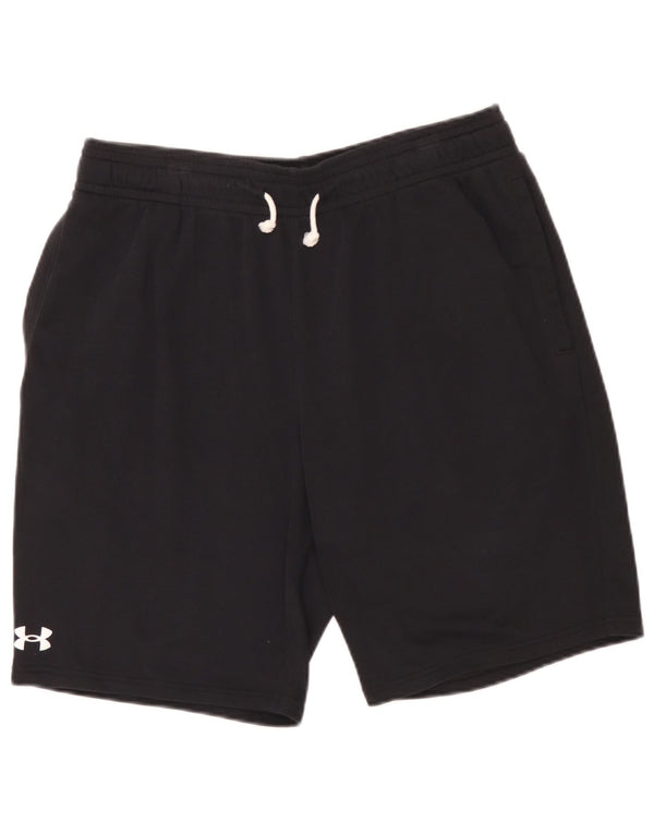 Under Armour Pantalones cortos deportivos para hombre XL Algodón negro