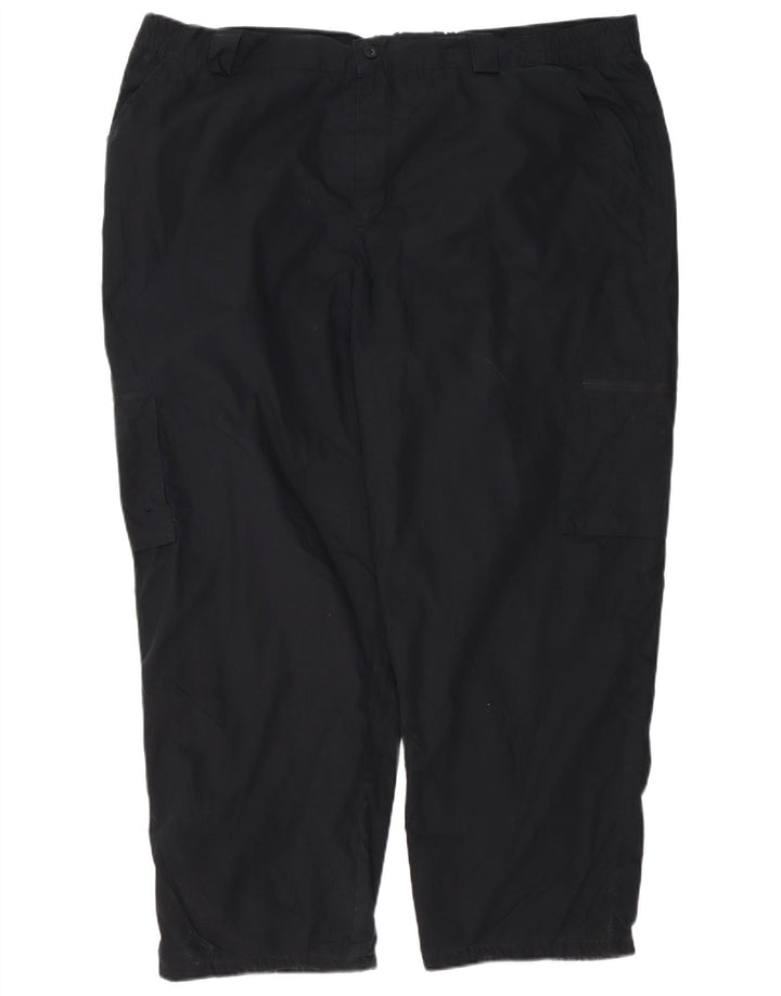 MOUNTAIN WAREHOUSE Pantalón cargo recto para hombre W44 L27 Poliéster negro
