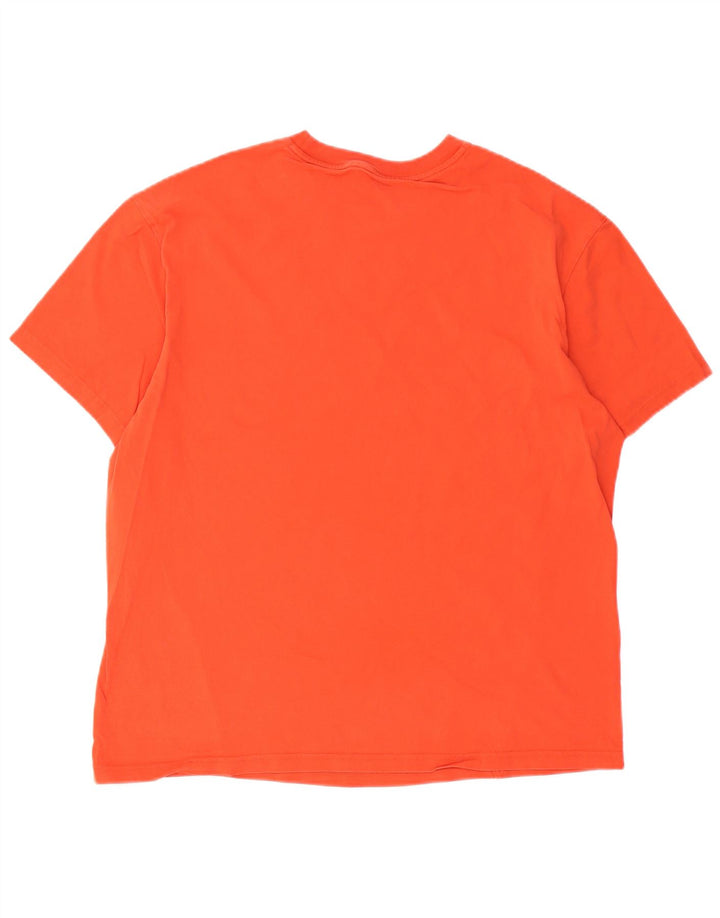 PUMA Camiseta gráfica para hombre Top grande naranja