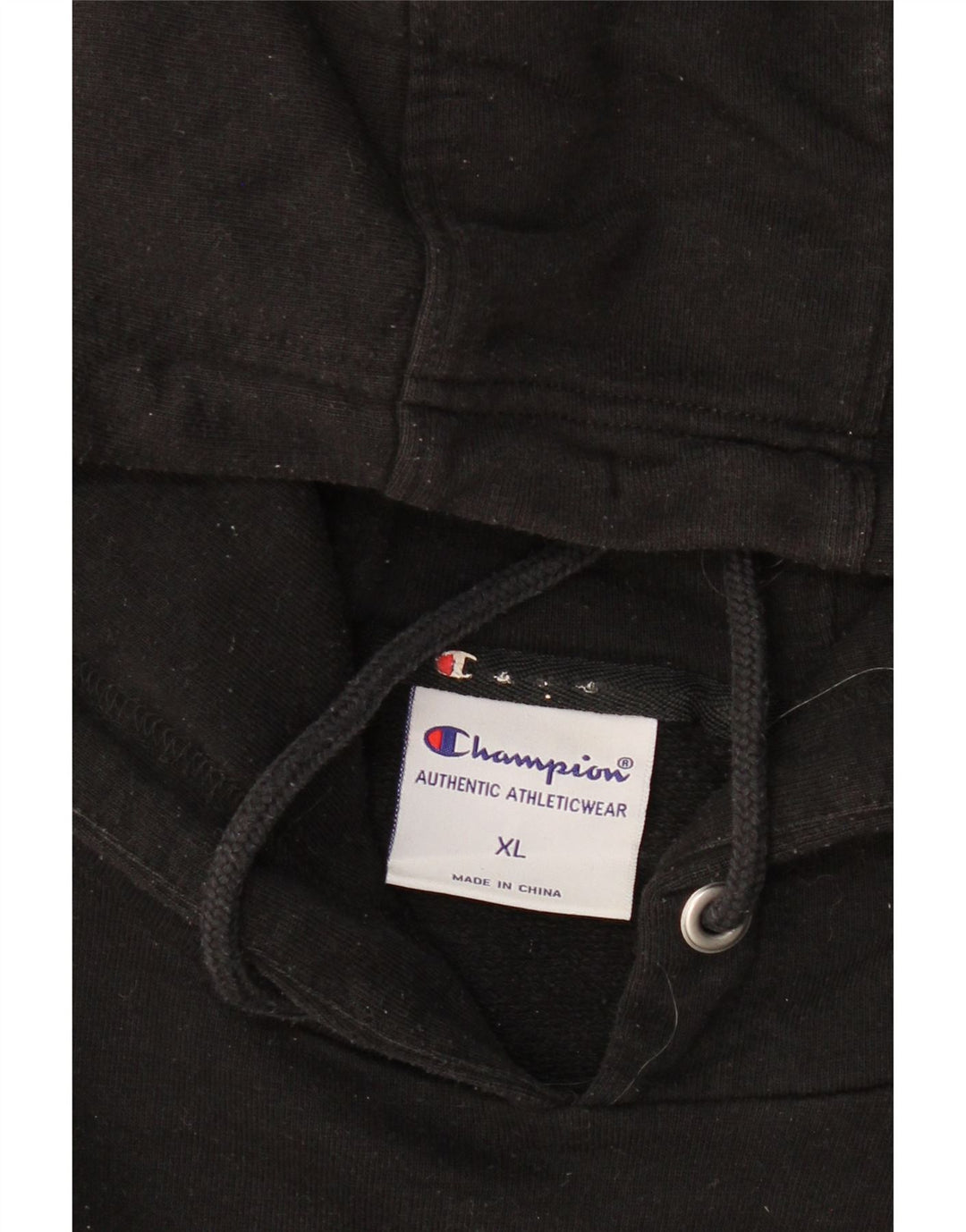 CHAMPION Sudadera con capucha para hombre XL Algodón negro
