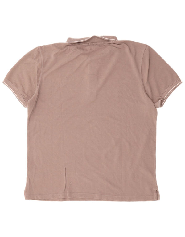 BLAUER Mens Polo Shirt XL Grey Cotton