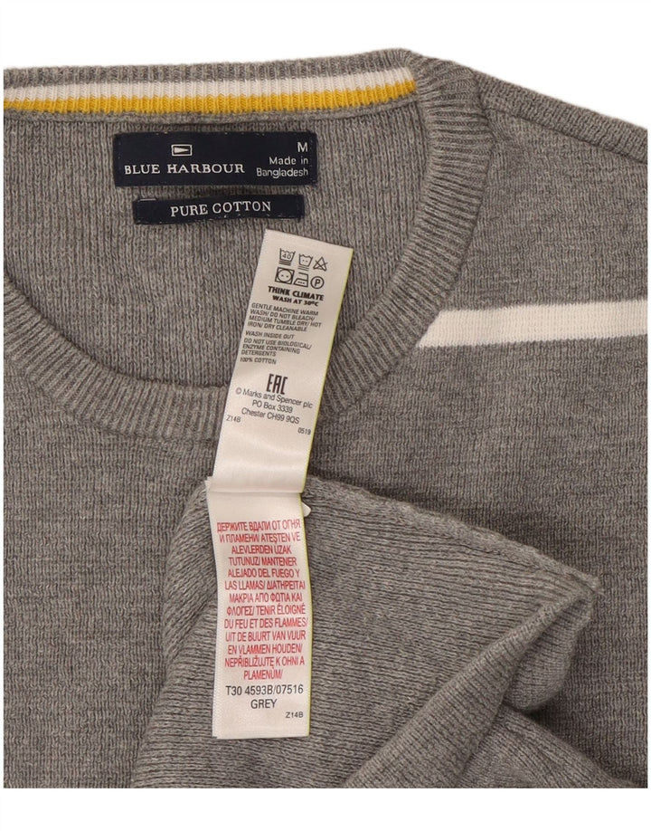 Marks & Spencer Suéter de cuello redondo para mujer UK 44 Gris medio