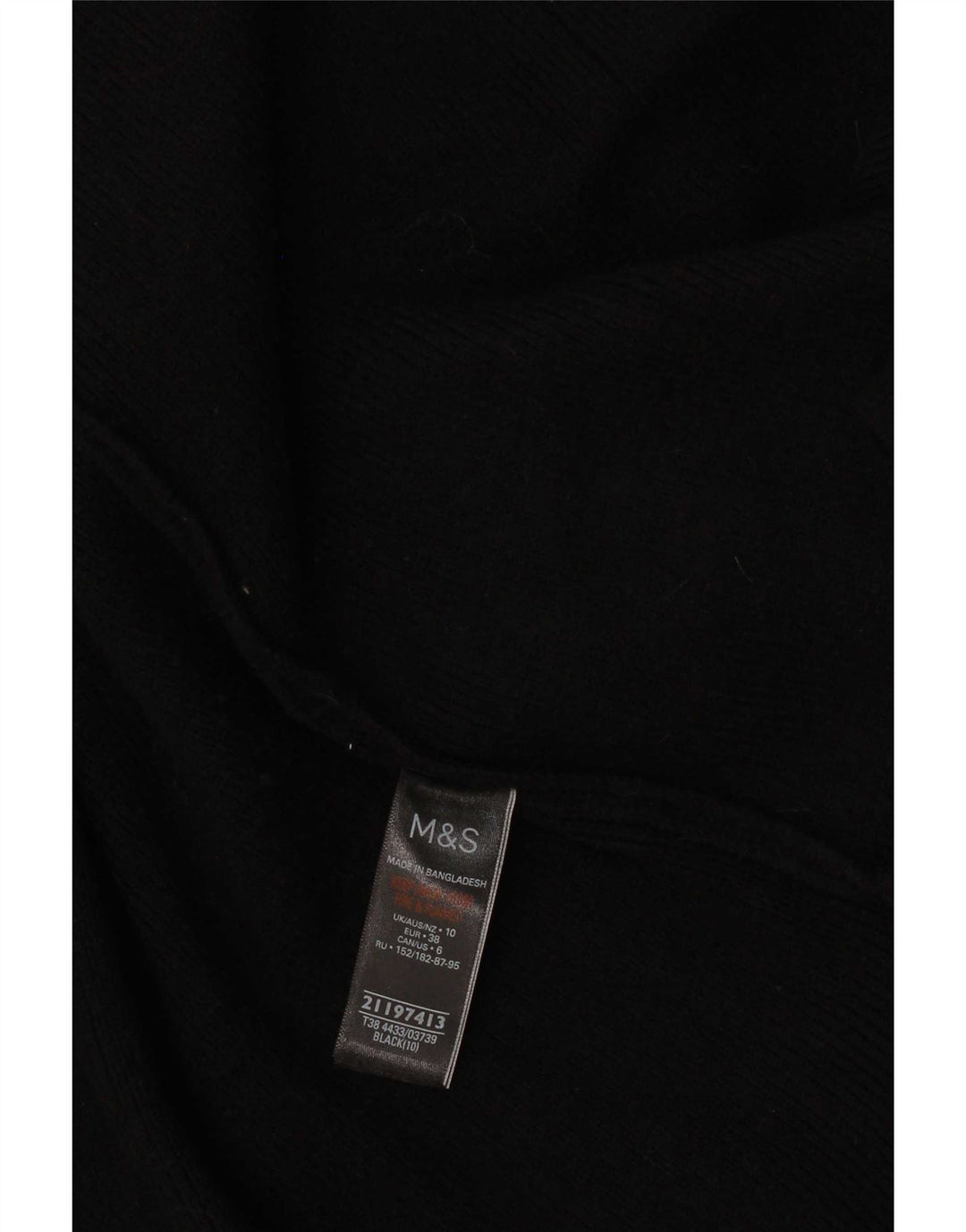 Marks & Spencer - Cárdigan largo para mujer, talla 40, color negro