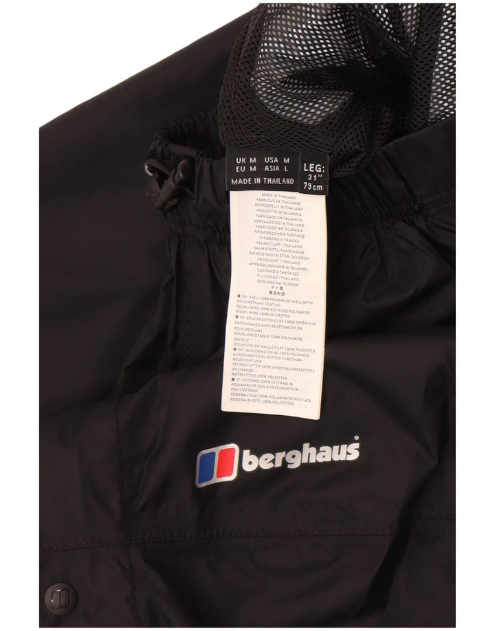 Berghaus Pantalón Impermeable Hombre Mediano Poliamida Negro