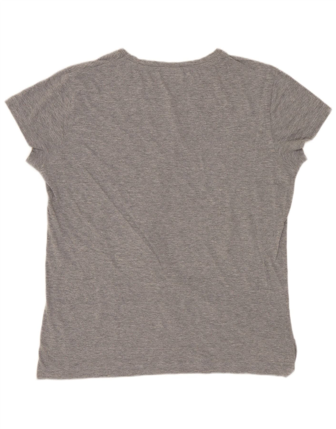 LOTTO Camiseta Mujer Top UK 44 Algodón Gris Medio