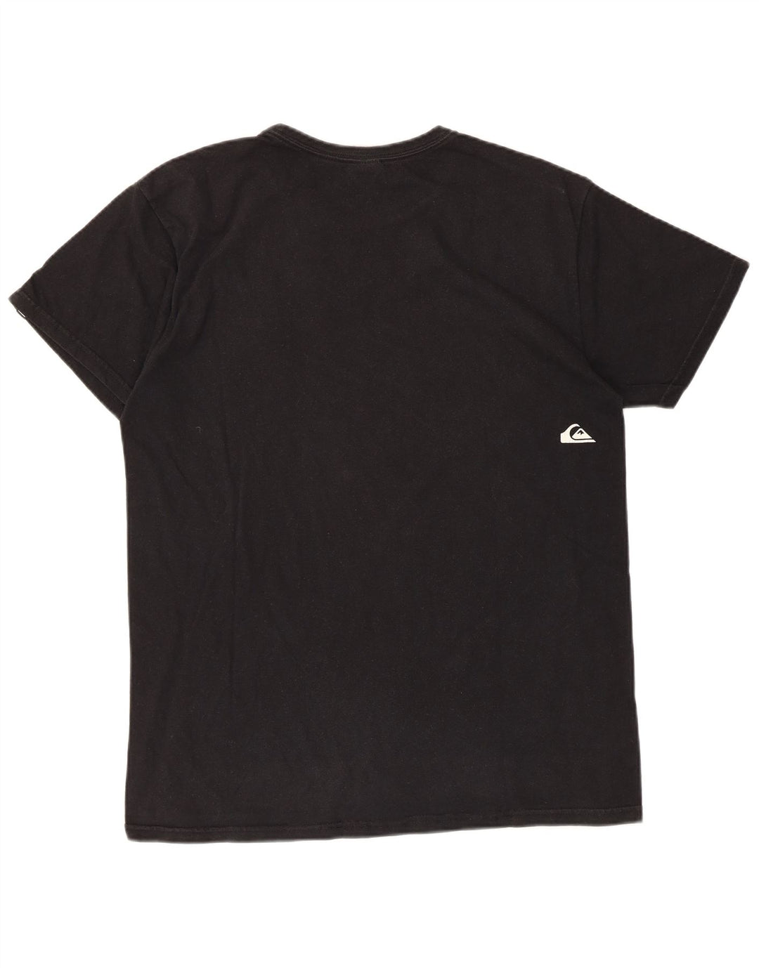 Quiksilver - Camiseta gráfica para hombre, talla mediana, algodón negro