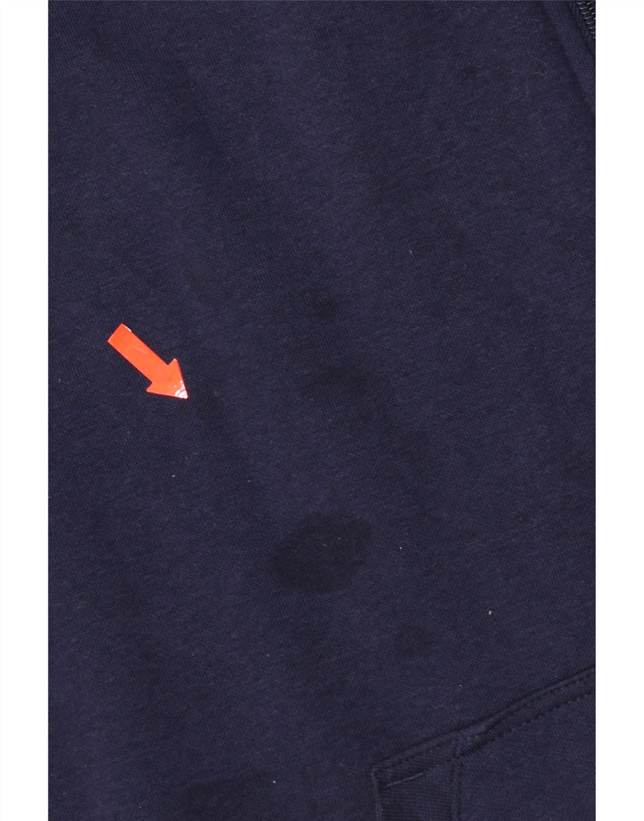 Kappa Hombre Chándal Top Chaqueta 2XL Azul Marino Algodón