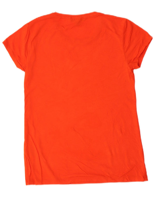 J. CREW Camiseta 365 para mujer Top UK 10 Small Naranja Modal