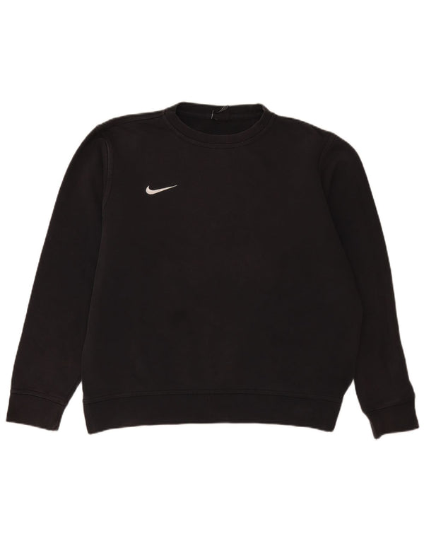 Nike - Sudadera tipo jersey para hombre, talla grande, algodón negro