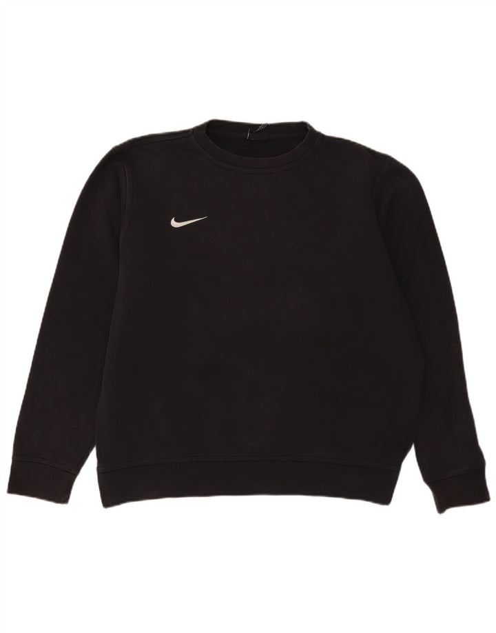 Nike - Sudadera tipo jersey para hombre, talla grande, algodón negro
