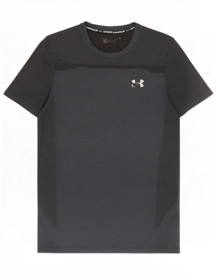 Camiseta Under Armour Hombre Top Medium Negro Moteado