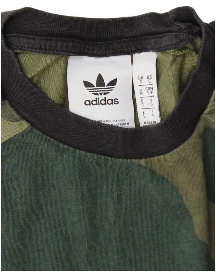 ADIDAS Camiseta Hombre Top Small Khaki Camuflaje Algodón