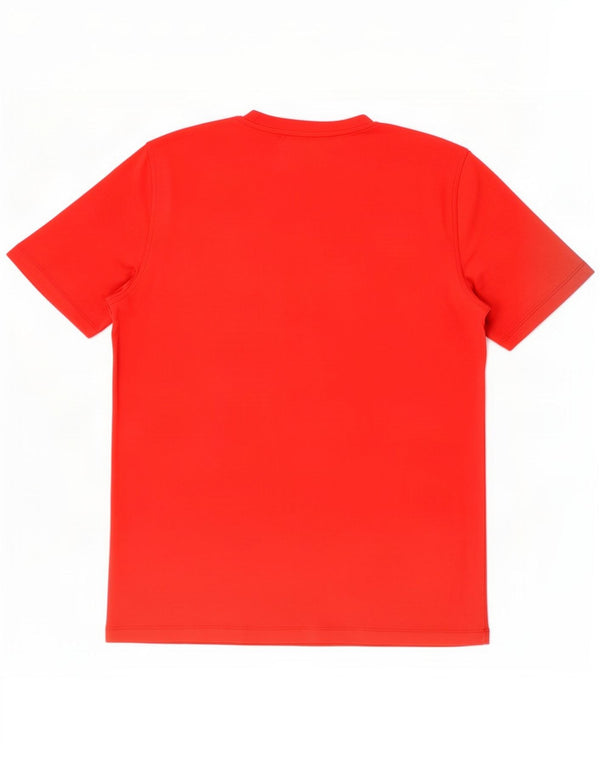 Hugo Boss - Camiseta gráfica para hombre, talla grande, algodón rojo