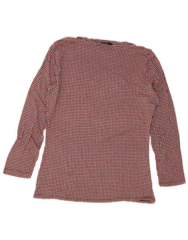 Max Mara Blusa de fin de semana para mujer Top UK 44 Medio Multicolor Geométrico