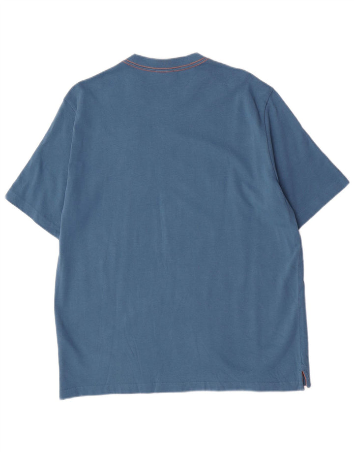 Paul Smith Camiseta gráfica para hombre Top grande de algodón azul