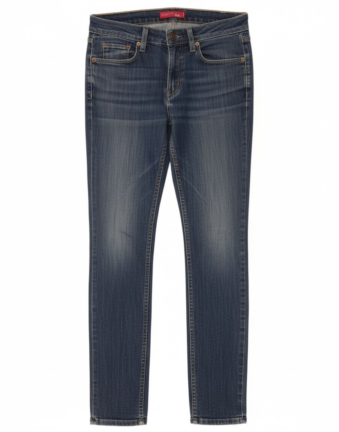 Levi's Jeans ajustados súper bajos 524 para mujer US 5 Medium W30 L32 Algodón azul