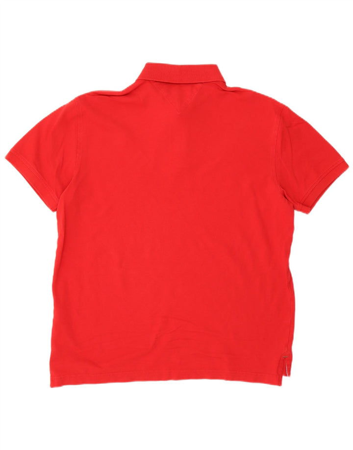 Tommy Hilfiger Polo Regular Fit para Hombre Algodón Rojo Grande