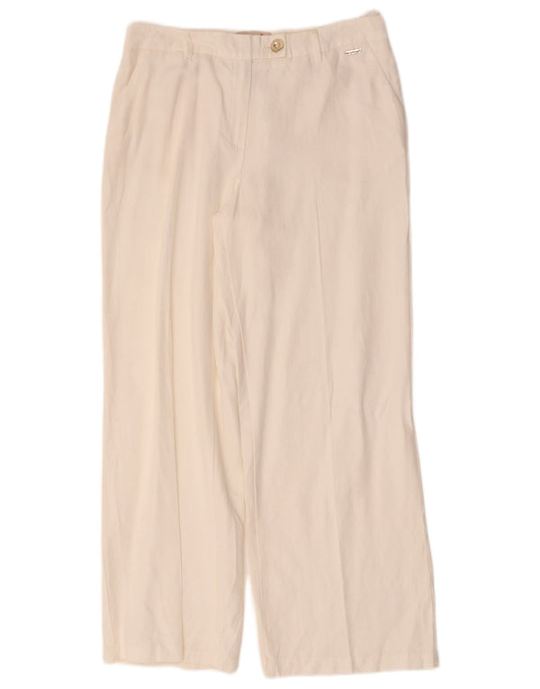 Marks & Spencer Pantalones chinos Per Una para mujer UK 10 Small W30 L28 Off White