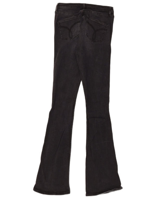 Calvin Klein Womens Slim Bootcut Jeans W28 L32 Black Lyocell