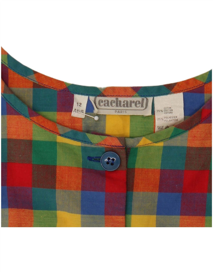 Cacharel Vestido sin mangas para mujer, talla 12, talla grande, multicolor