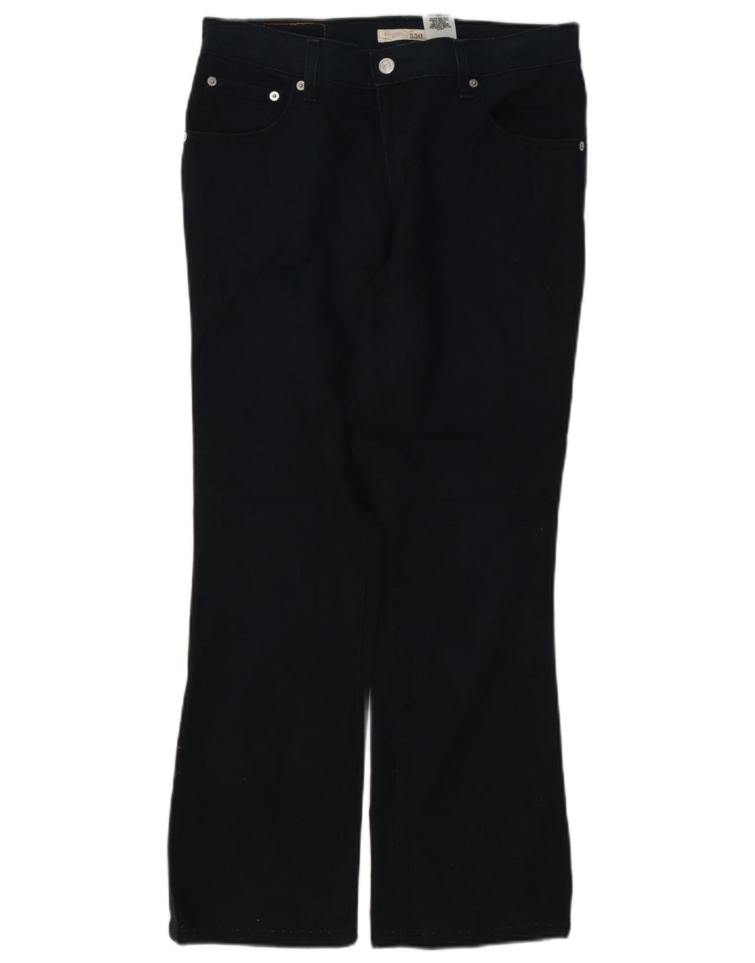 LEVI'S Jeans 550 de corte relajado para mujer US 8 Medium W32 L28 Negro
