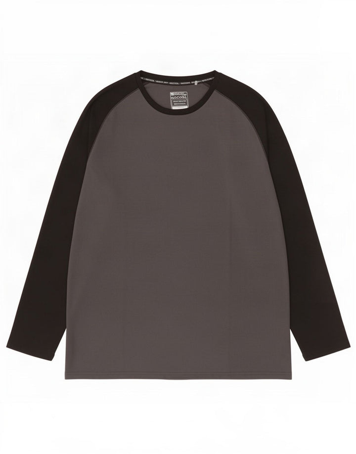 Mountain Warehouse Camiseta IsoCool de manga larga para hombre, talla 2XL, color gris