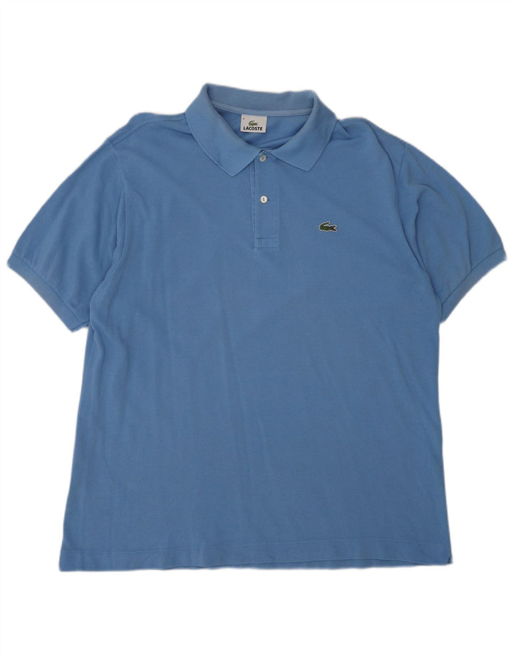 LACOSTE Polo para hombre Talla 6 XL Algodón azul