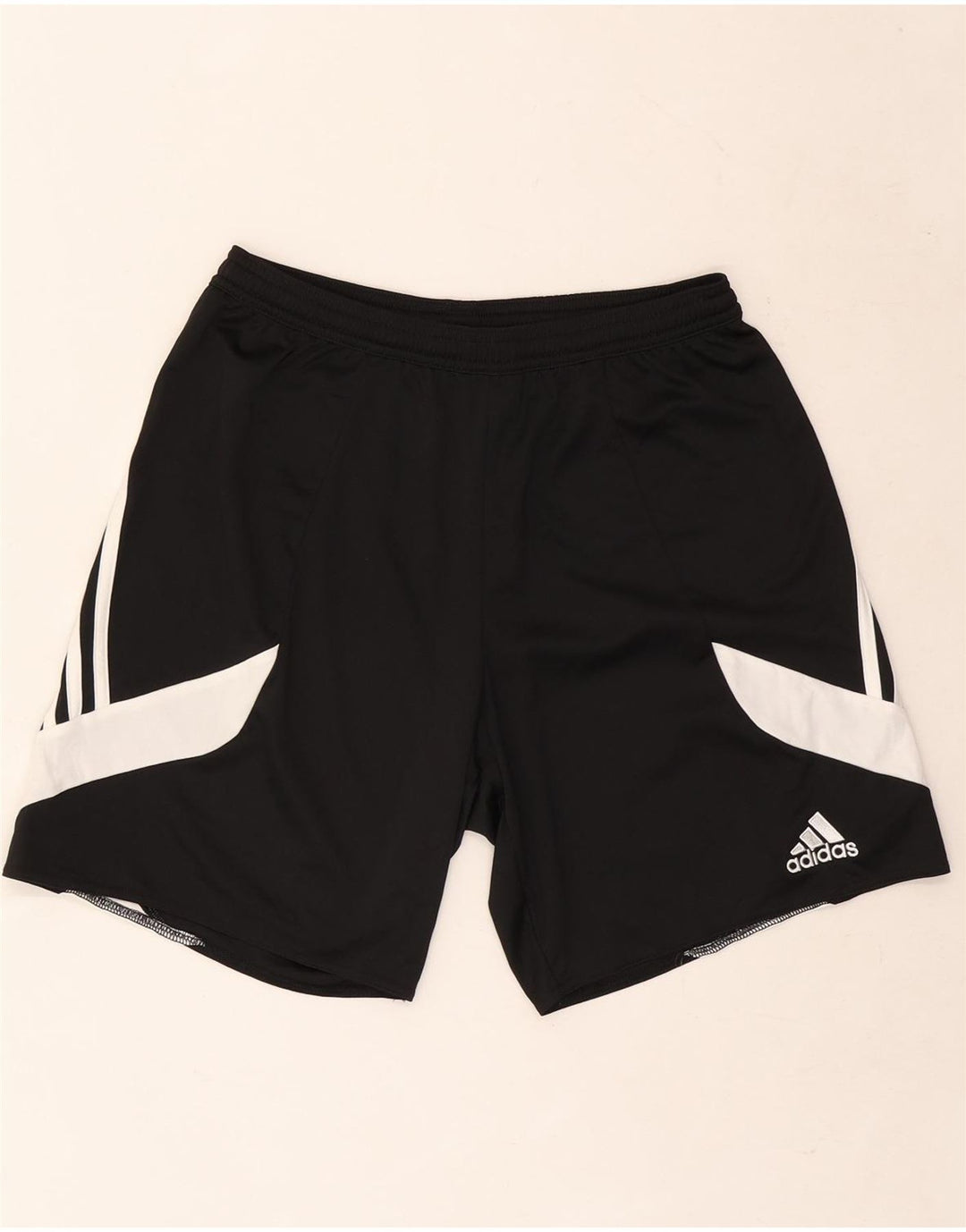 Adidas Mens Climalite Sport Shorts Medio Negro Colorblock Poliéster