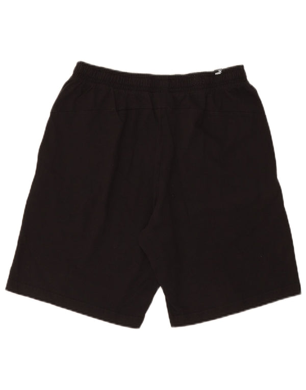 Puma Shorts Deportivos Gráficos Para Hombre Negro Mediano