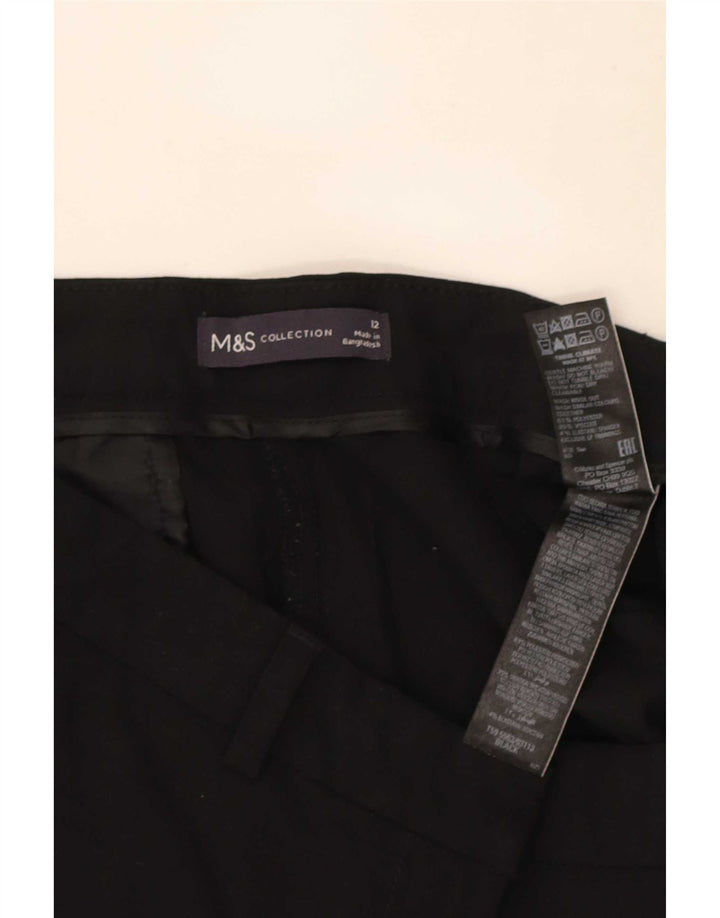Marks & Spencer - Pantalón corto para mujer, talla 40, talla M, W30, L25, color negro