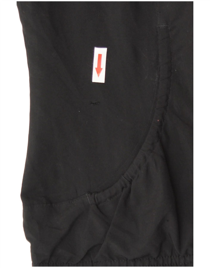 Adidas Mujer Chándal Top Chaqueta UK 12 Mediano Negro Poliéster