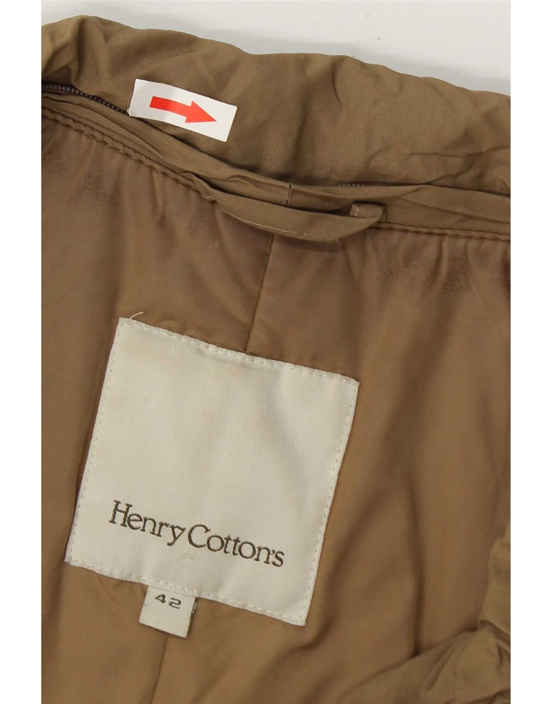 Henry Cottons Chaqueta utilitaria con cinturón para mujer IT 42 Poliamida caqui mediana