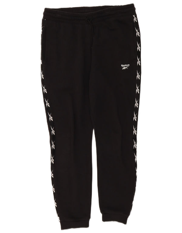 Reebok Pantalones De Chándal Gráficos Joggers De Algodón Negro Mediano