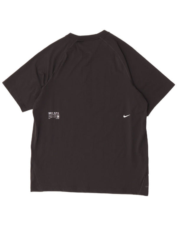 Nike - Camiseta Dri Fit para hombre, talla grande, poliéster negro
